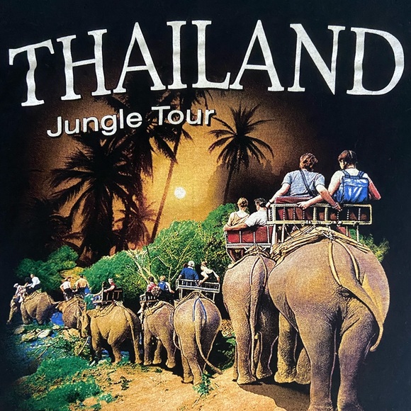 Thailand Jungle Tour Graphic T Shirt 🐘 - Picture 2 of 4